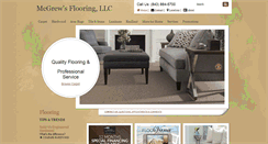Desktop Screenshot of mcgrewsflooring.com